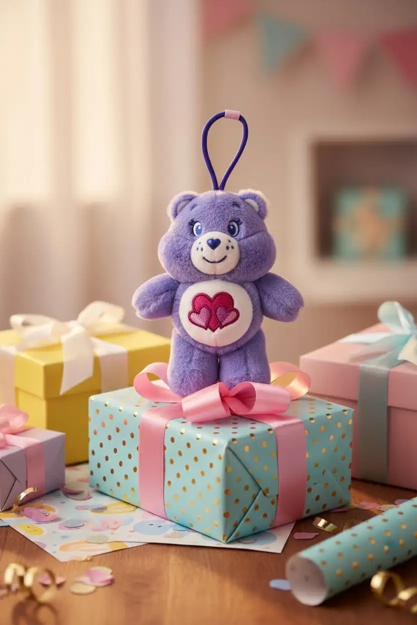 Care Bears Lisanslı Peluş Çanta Süsü Anahtarlık (Share)