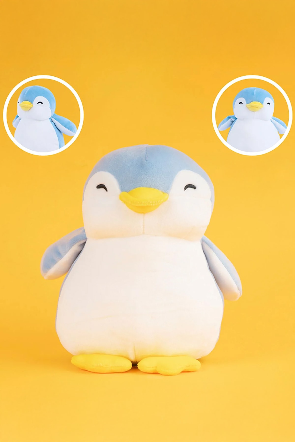 23cm Penguen Peluş Oyuncak (Mavi)