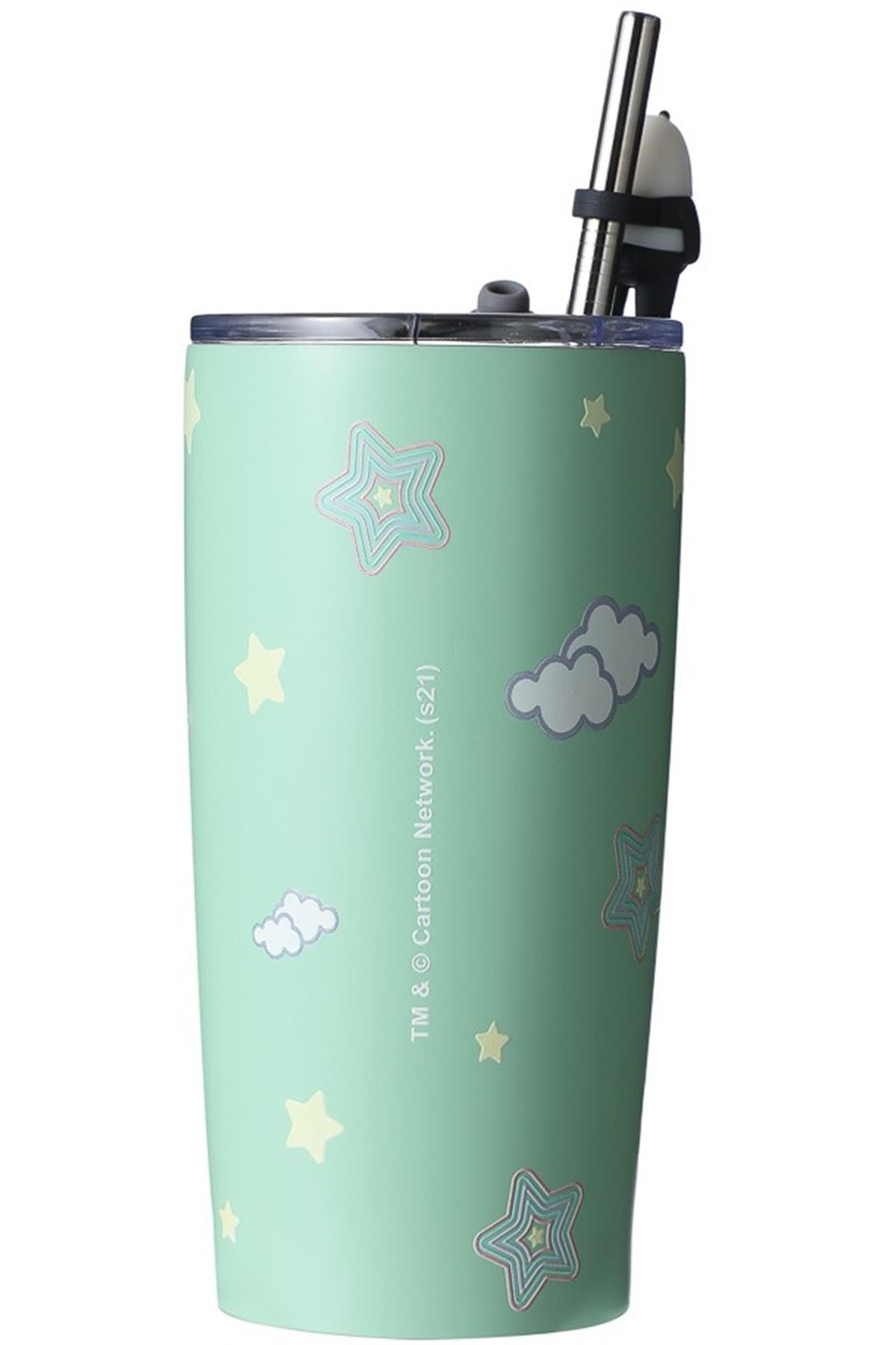 We Bare Bears Lisanslı Pipetli Termos (530Ml) - Boz Ayı