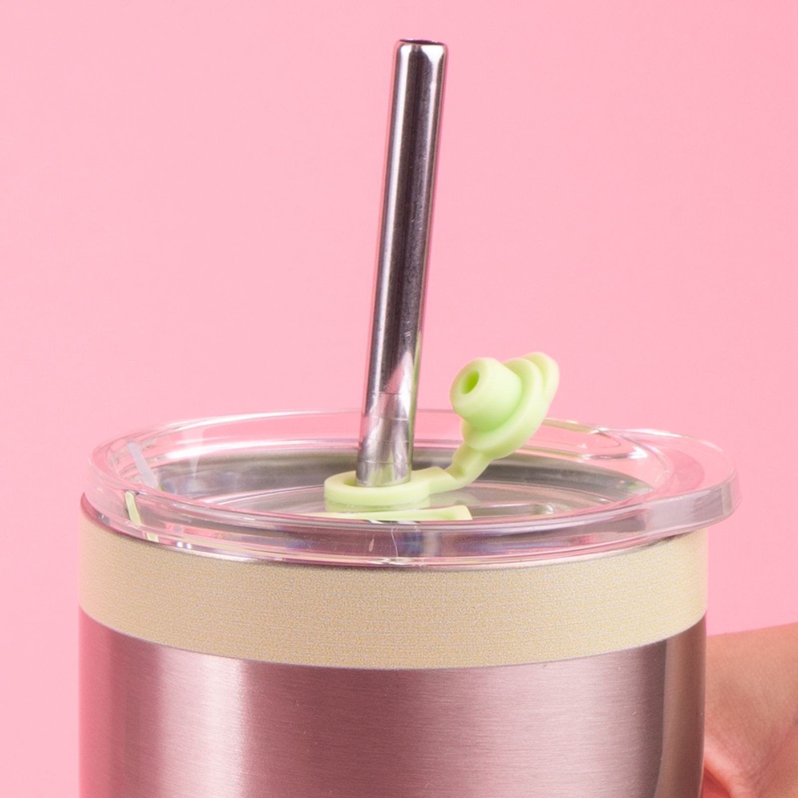 Sanrio Lisanslı Metal Pipetli Kapaklı Termos (530ml) - Pochacco