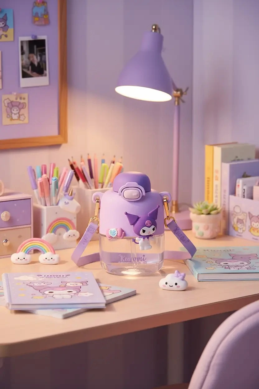 Sanrio Lisanslı Suluk (550ml) - Kuromi