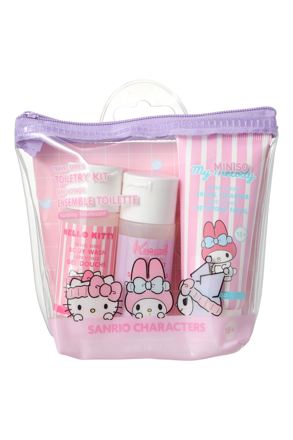 Sanrio Karakterleri Seyahat Seti (Nemlendirici)