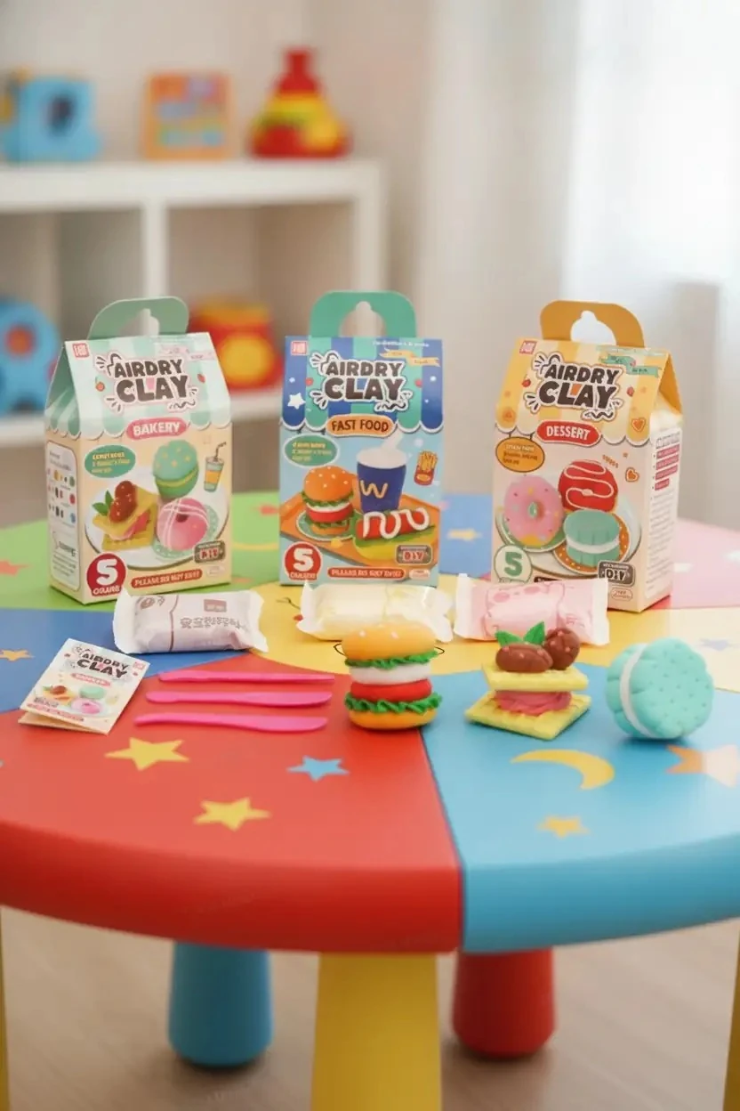 Miniso Lisanslı Yemek Serisi Oyun Hamuru – 3 Model 17,2 Cm