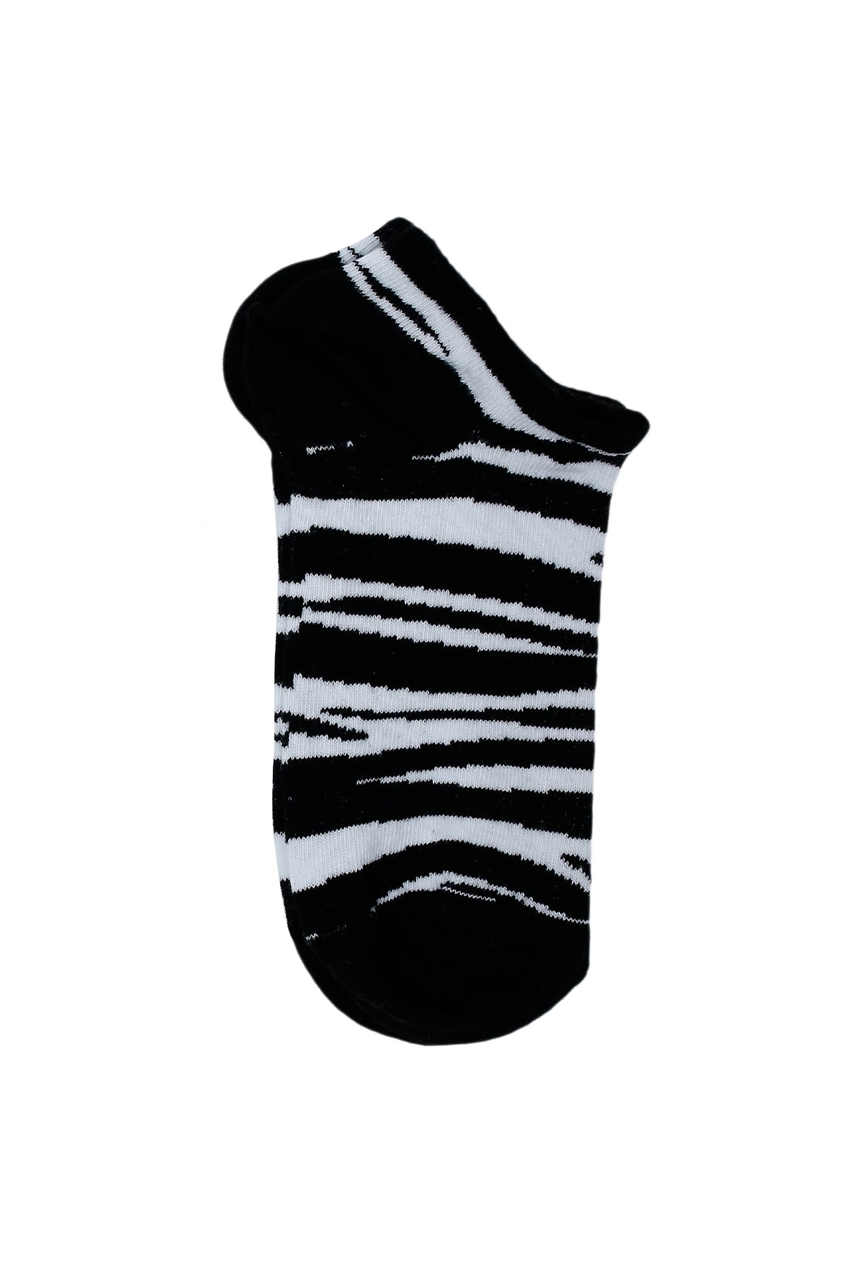 Sheforshe SS23 5'Li Benekli Zebra Patik Unisex Çorap / Renkli 35-40