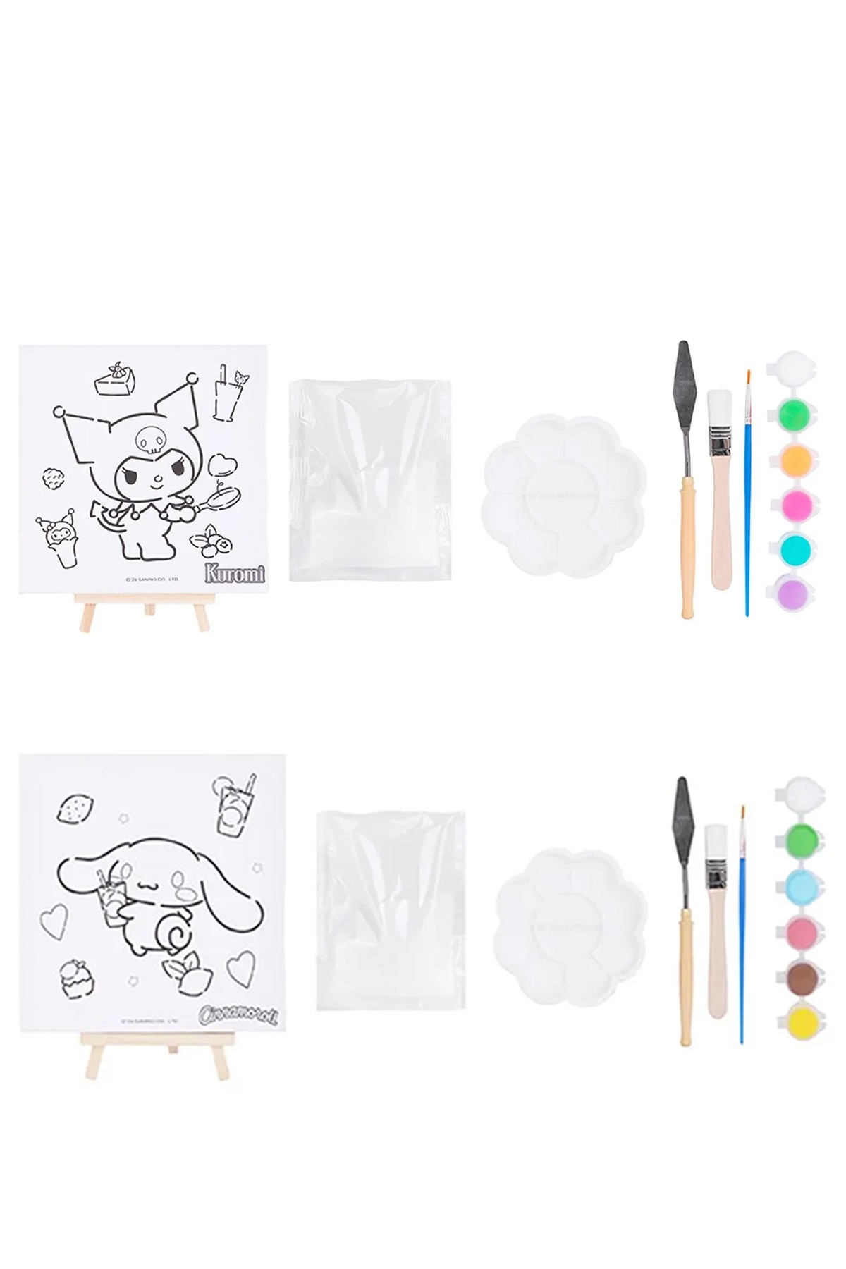 Sanrio Lisanslı Tatlı Koleksiyonu Doku Boyama (2 Çeşitli Model)