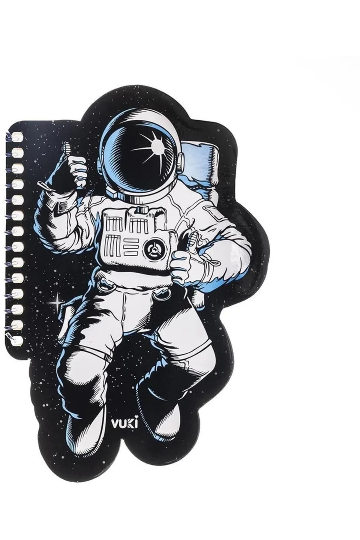 Vuki Şekili Spiralli Defter-Astronot