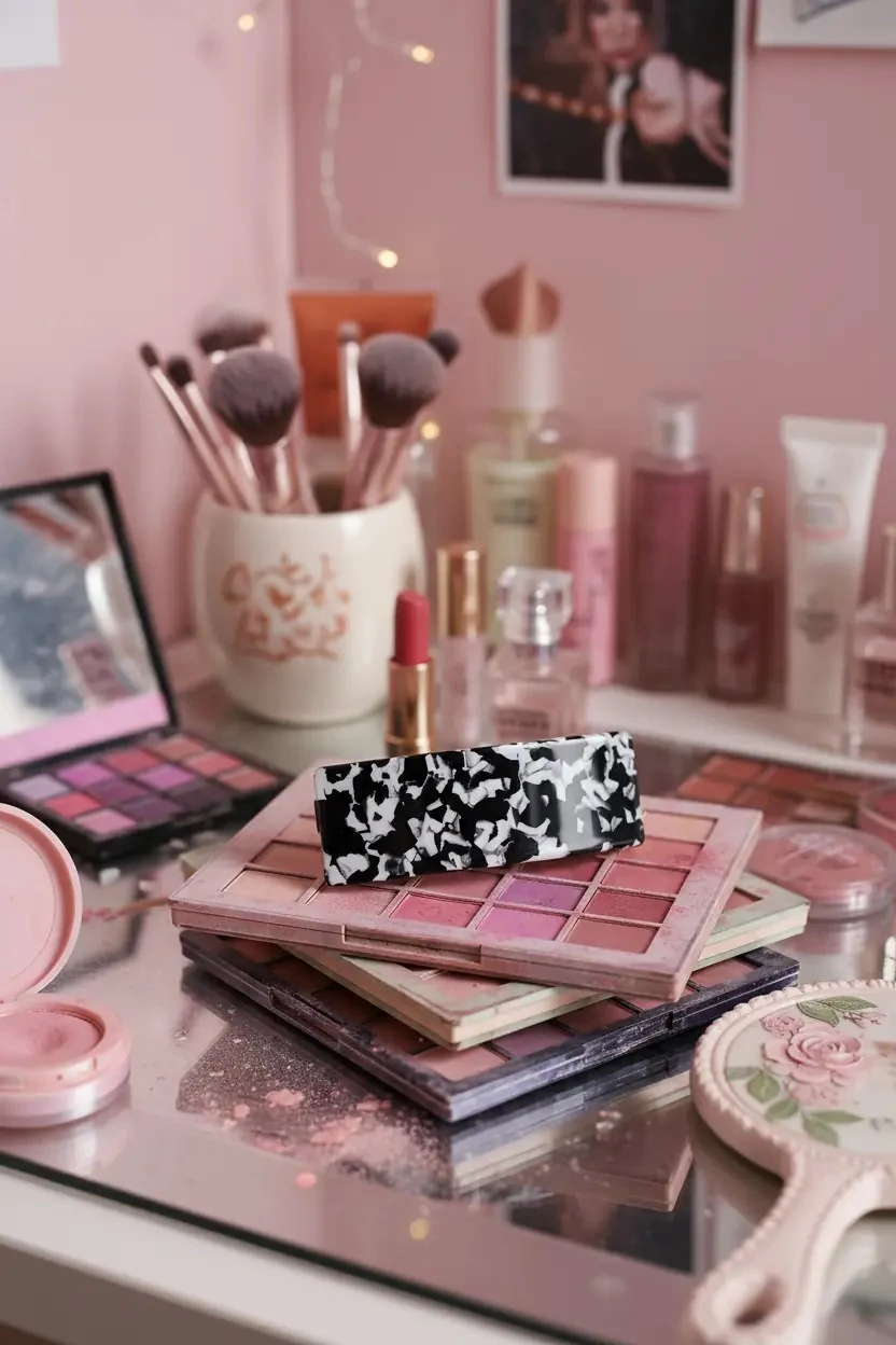 Göz Alıcı Desenli Reçine Saç Tokası