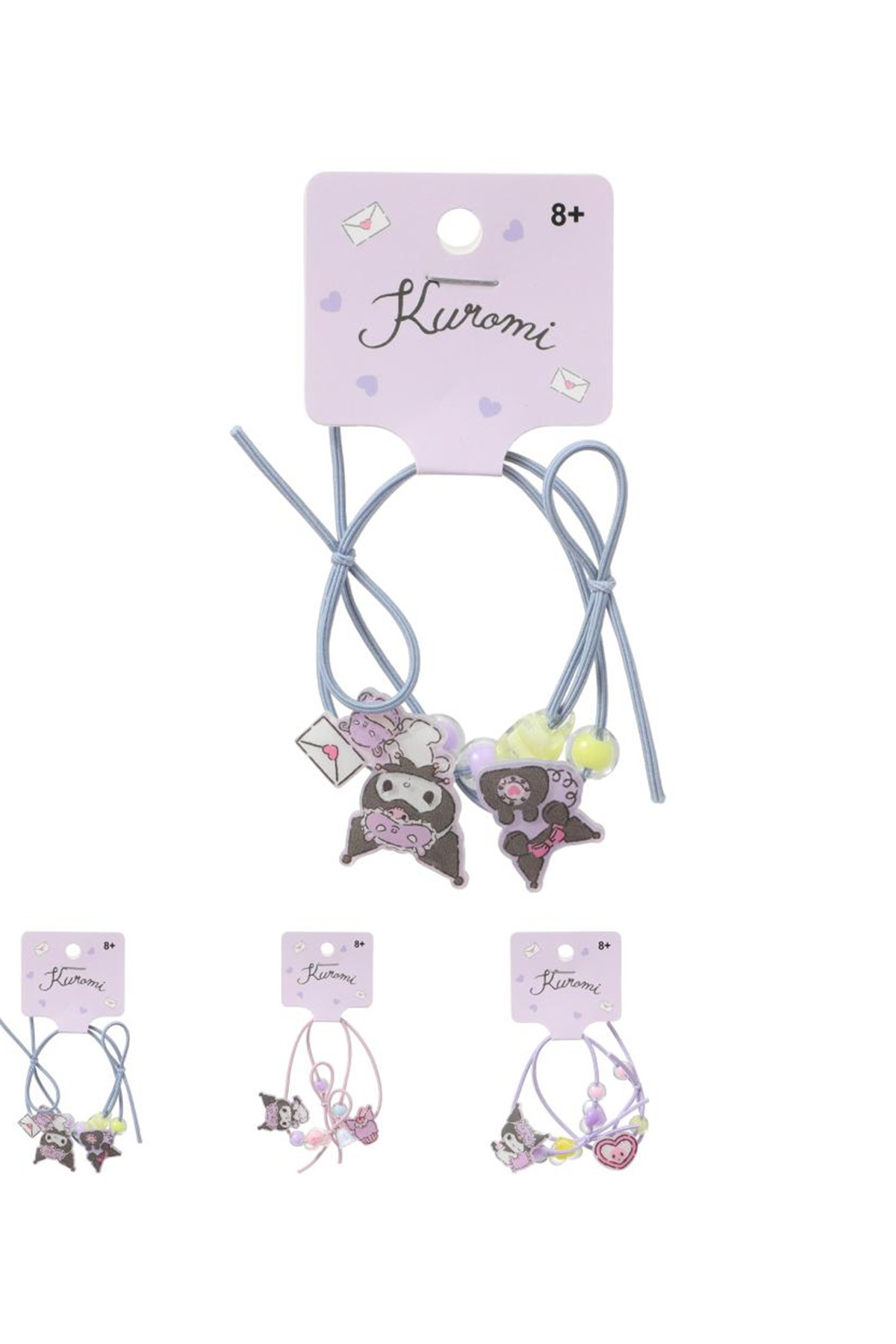 Sanrio Kuromi Lisanslı Saç Lastiği (2 adet)