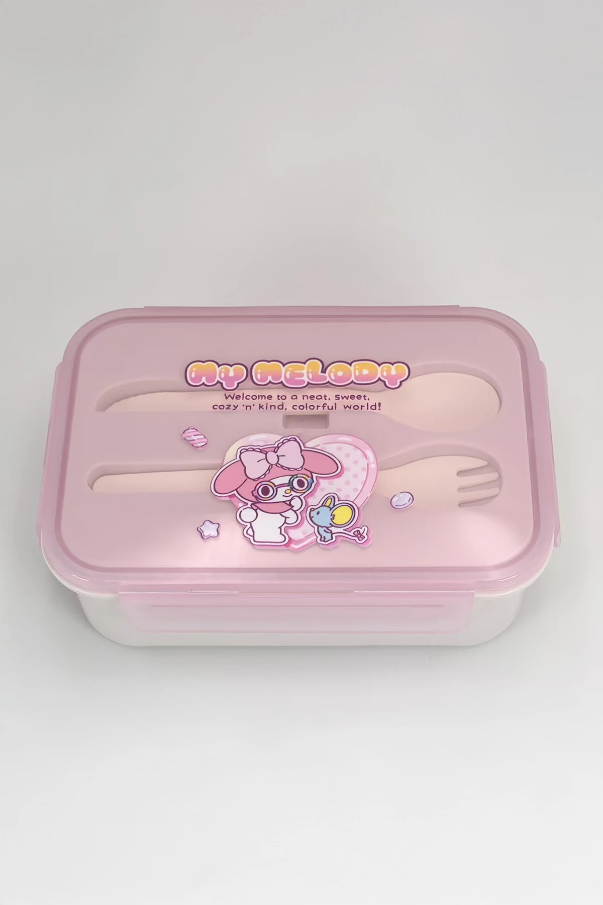 Sanrio Lisanslı My Melody Tatlı Serisi  Yemek Kabı 1200 ml