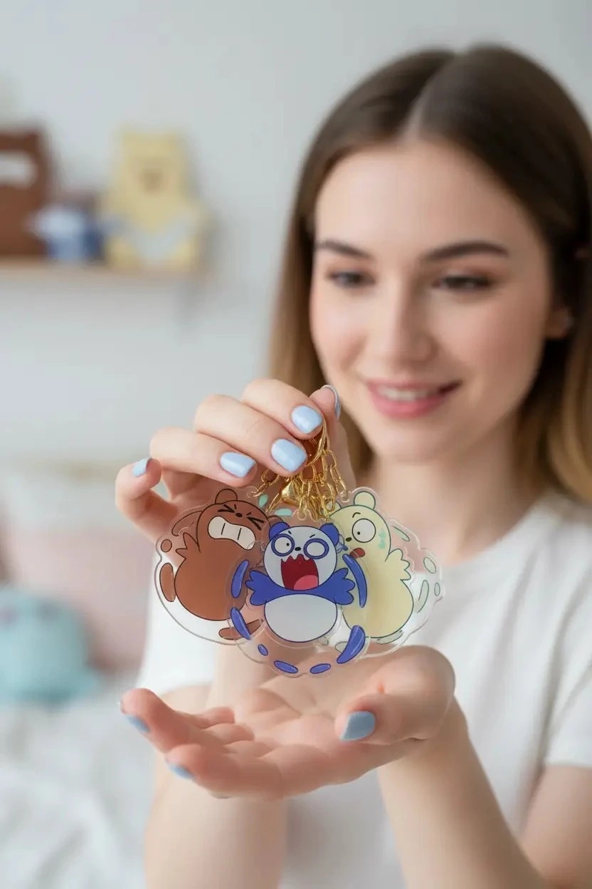 We Baby Bears Lisanslı Akrilik Anahtarlık