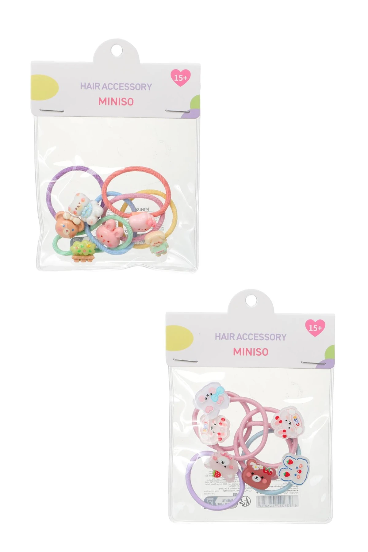 Çantalı Seri Saç Lastikleri (6 adet)(A)