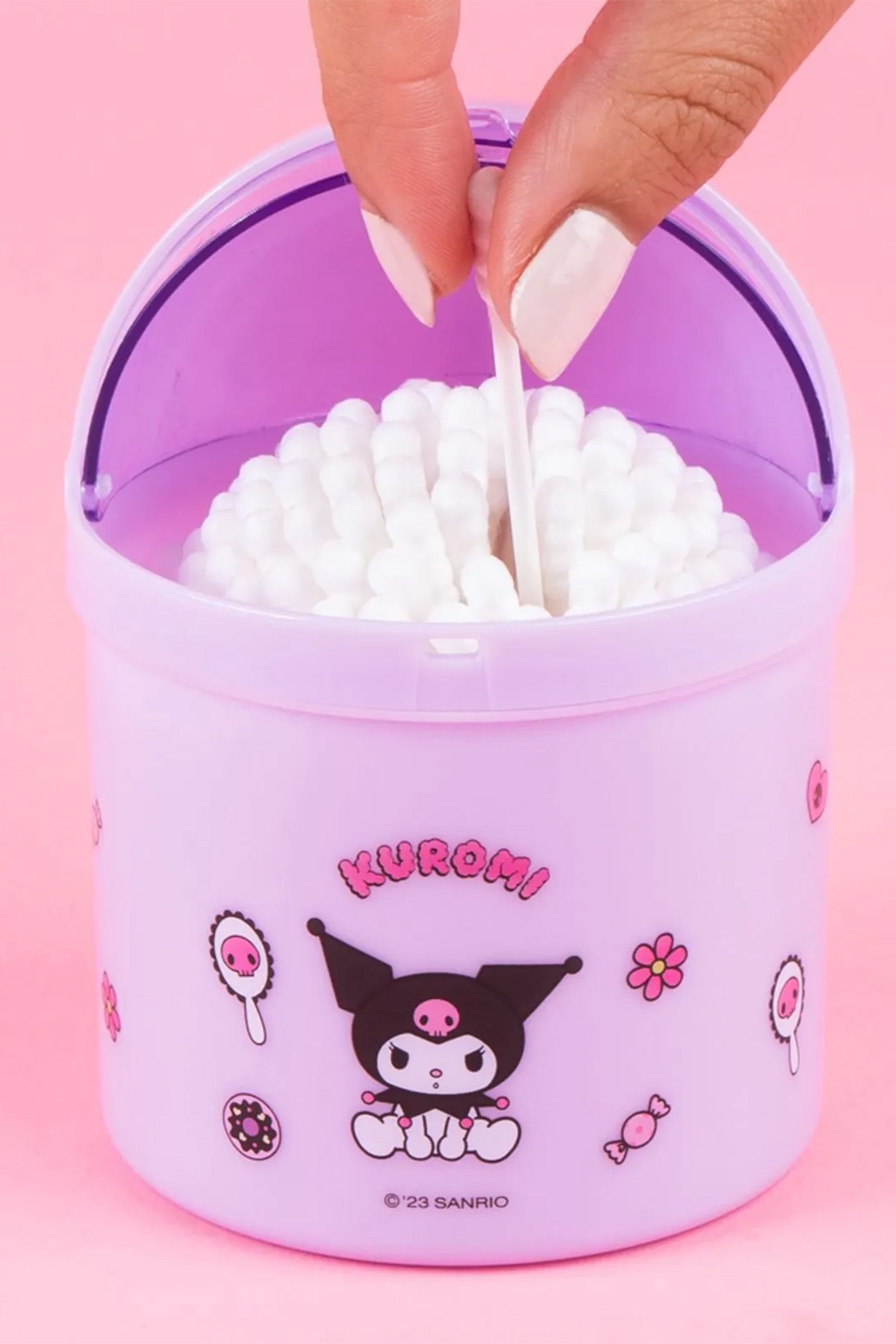 Sanrio Lisanslı Kulak Çubuğu (150 adet) - Kuromi