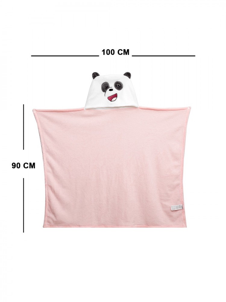 We Bare Bears Lisanslı Kontrast Renkli Katlanabilir Battaniye