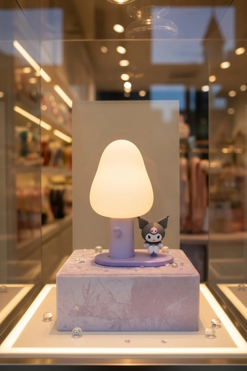 Sanrio Lisanslı Kuromi Gece Lambası