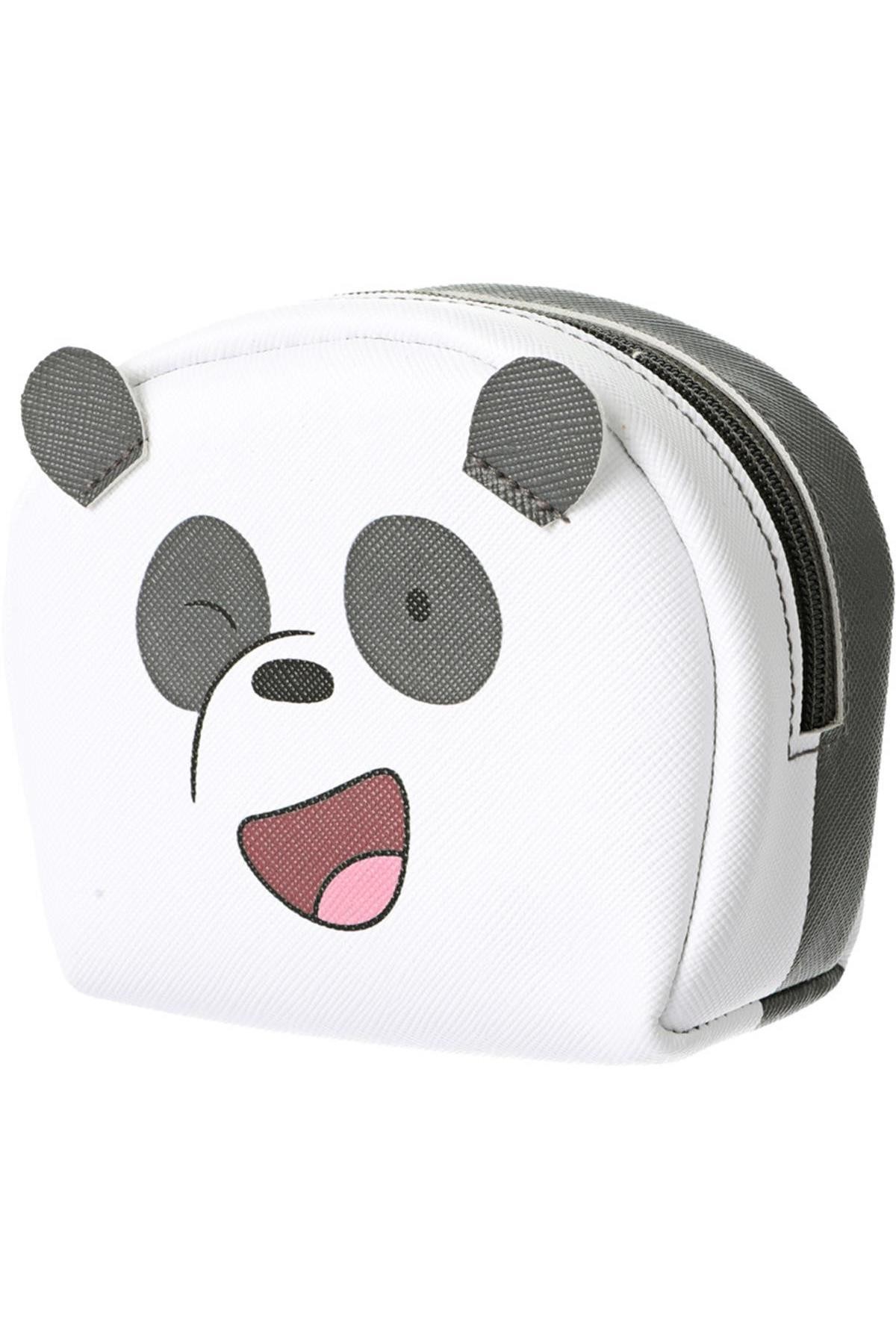 We Bare Bears Lisanslı Oval Mini Çanta - Panda