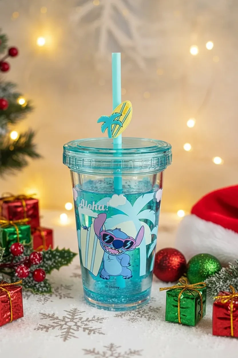 Disney Lilo&Stitch Lisanslı Plastik Su Kabı 320ml (Stitch)