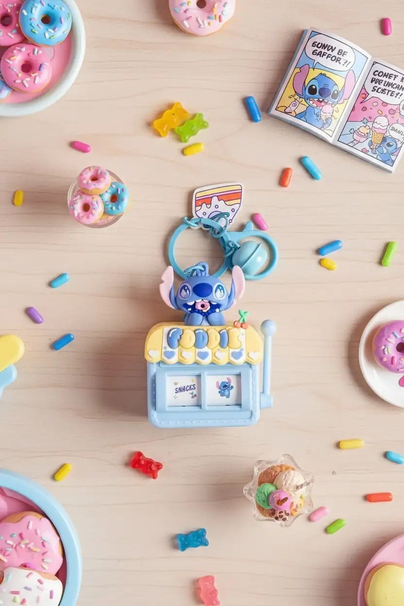 Disney Lilo&Stitch Lisanslı Parti Serisi Slot Anahtarlık (Stitch)