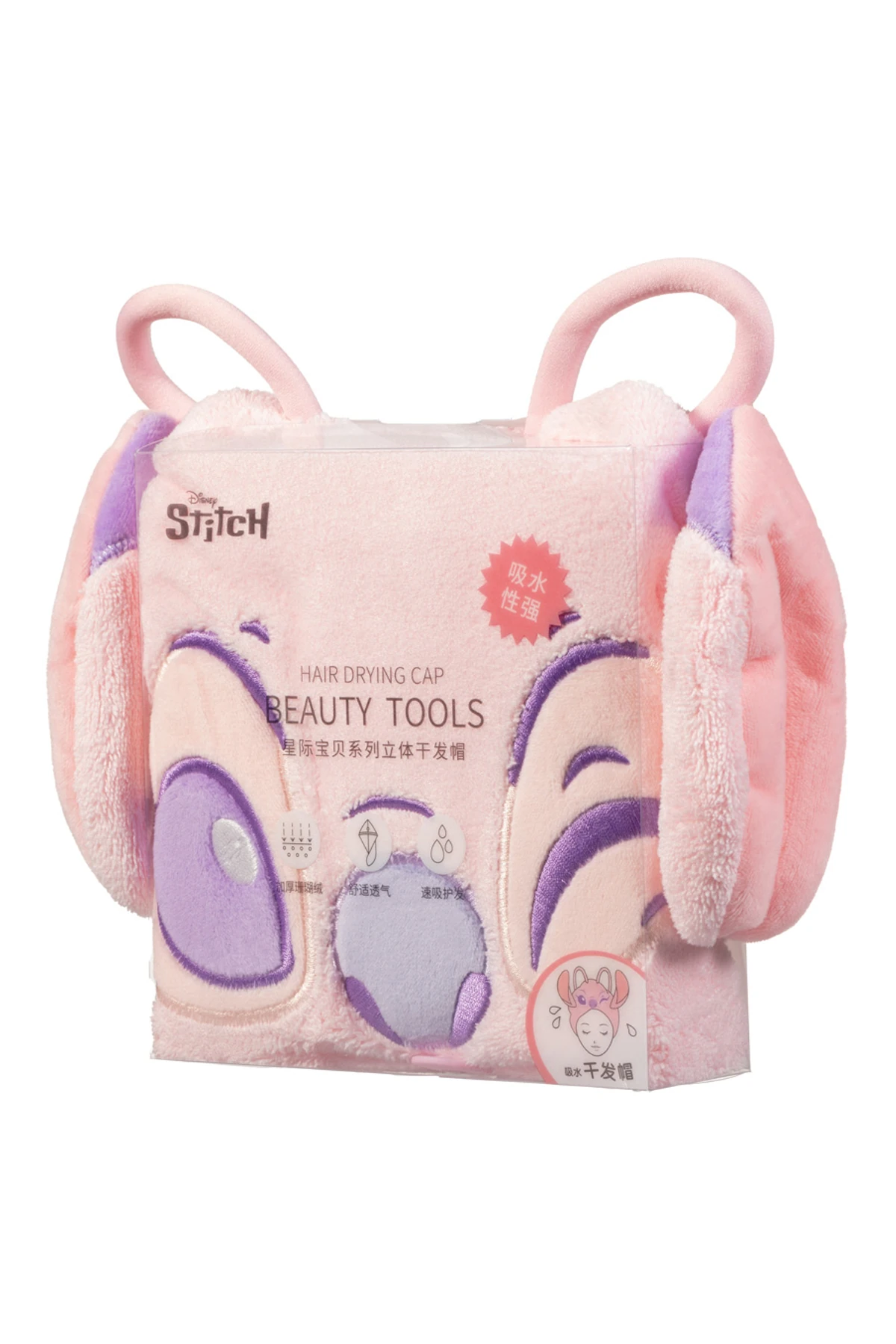 Disney Lilo&Stitch Lisanslı Yumuşak Saç Havlusu (Angel)