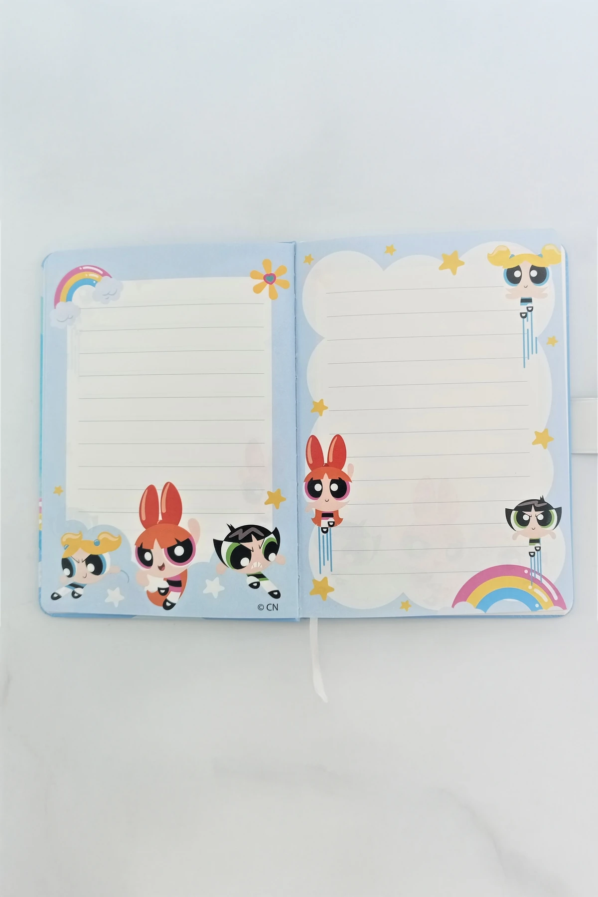 Powerpuff Girls Lisanslı Manyetik Kapaklı Not Defteri (Bubbles)