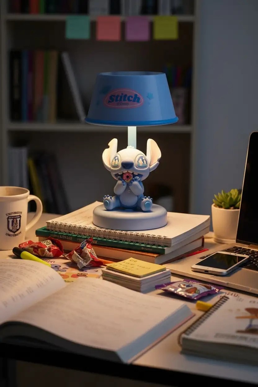 Disney Lilo&Stitch Lisanslı Parti Serisi Masa Gece Lambası