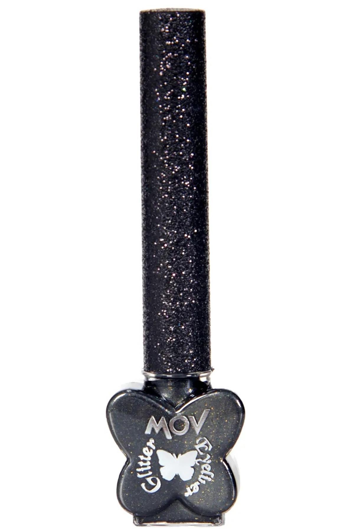 Mov Glitter Eyeliner Siyah