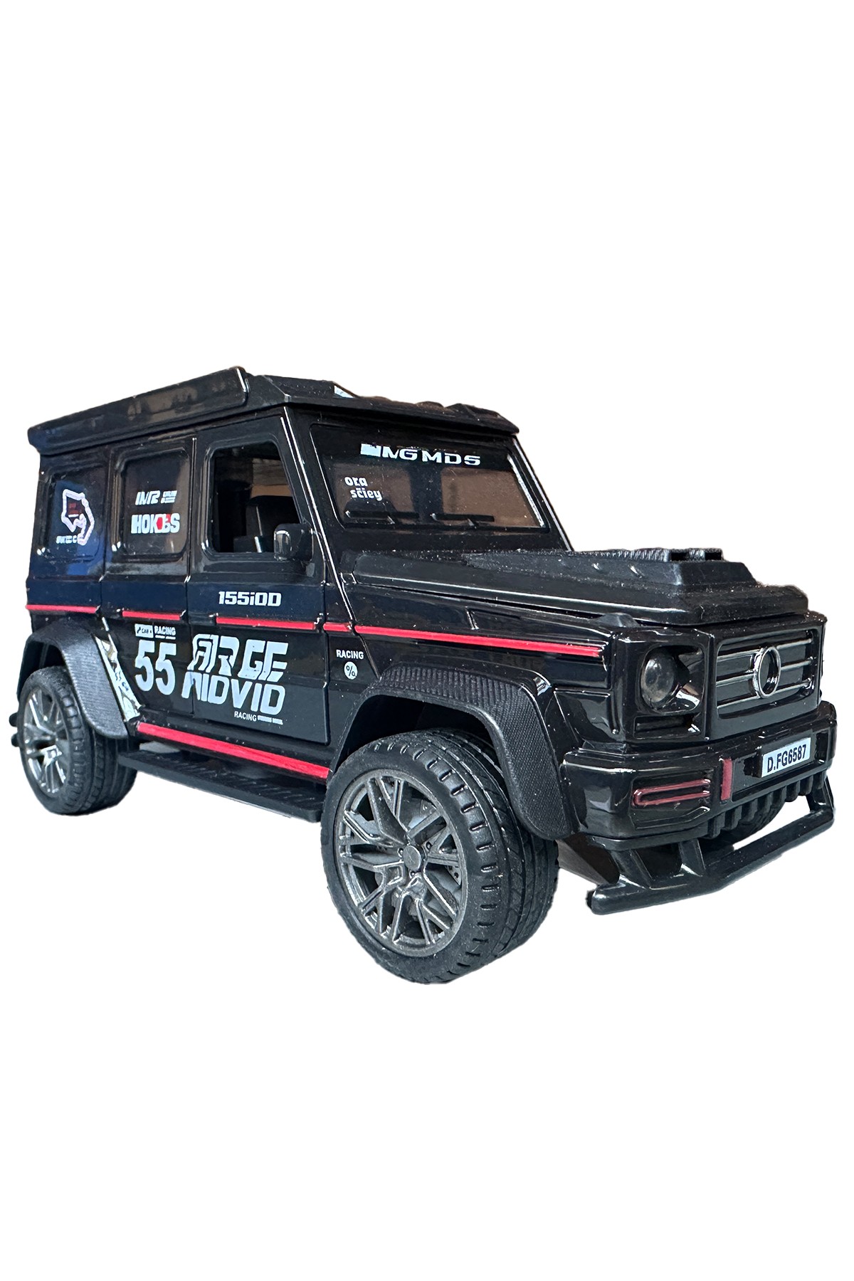 Pilli Işıklı Sesli Sürtmeli Kapıları Açılan Jeep