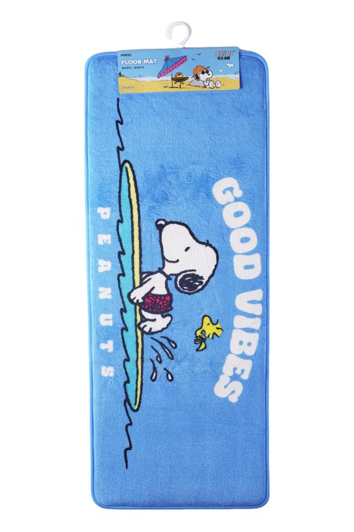 Snoopy Lisanslı Seyahat Serisi Uzun Sünger Küçük Halı