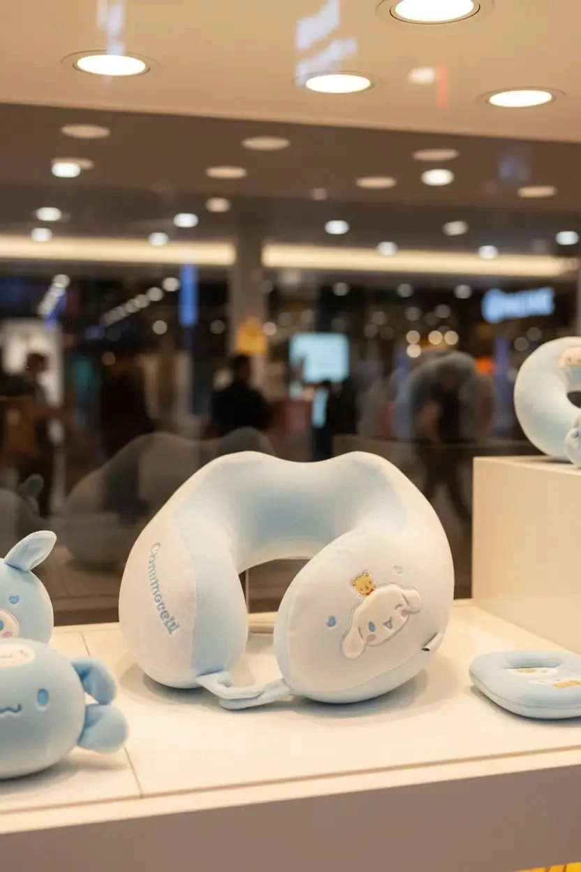 Sanrio Lisanslı Hafızalı Boyun Yastığı (Cinnamoroll)