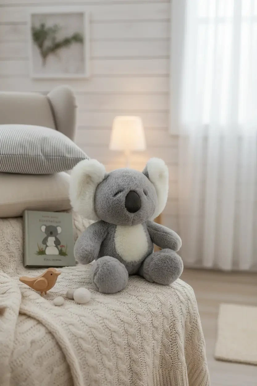 Miniso Lisanslı Koala Peluş Oyuncak 25 Cm – Yumuşacık Sarılmalık Sevimli Tasarım