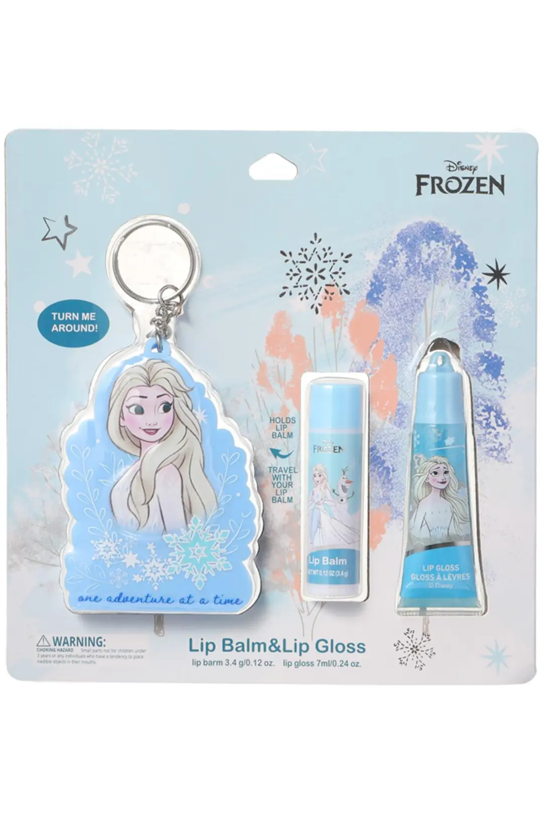 MINISO Disney Frozen Lisanslı Anahtarlıklı Dudak Bakım Seti