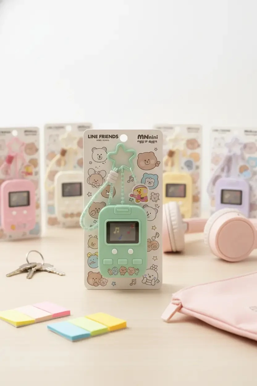 Miniso Lisanslı Minini Serisi Mini Oyun Konsolu Anahtarlık K012 – Nostaljik & Eğlenceli
