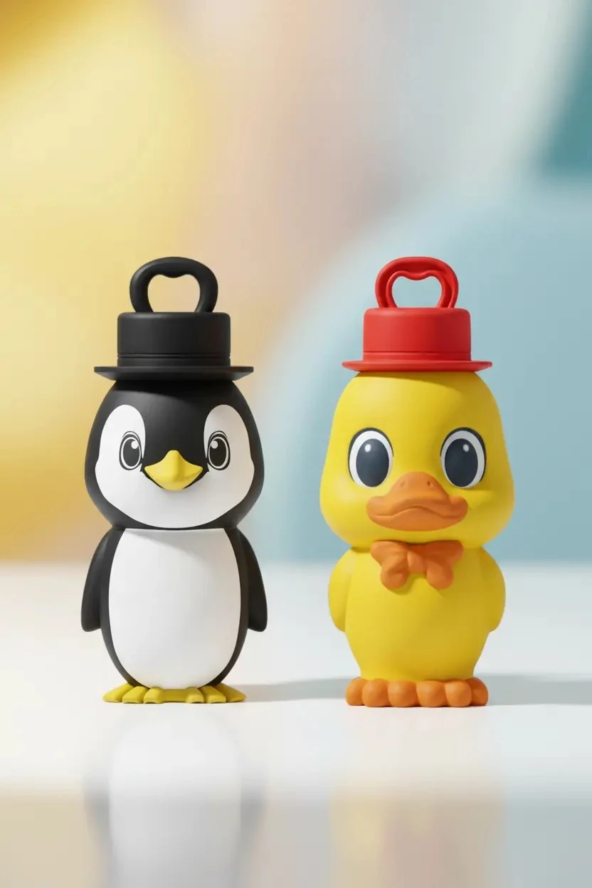 Miniso Lisanslı Ayakta Pozlu Kabarcık Oyuncağı – Sızdırmaz Asortili Tasarım