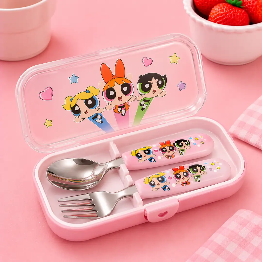 Powerpuff Girls çatal kaşık seti