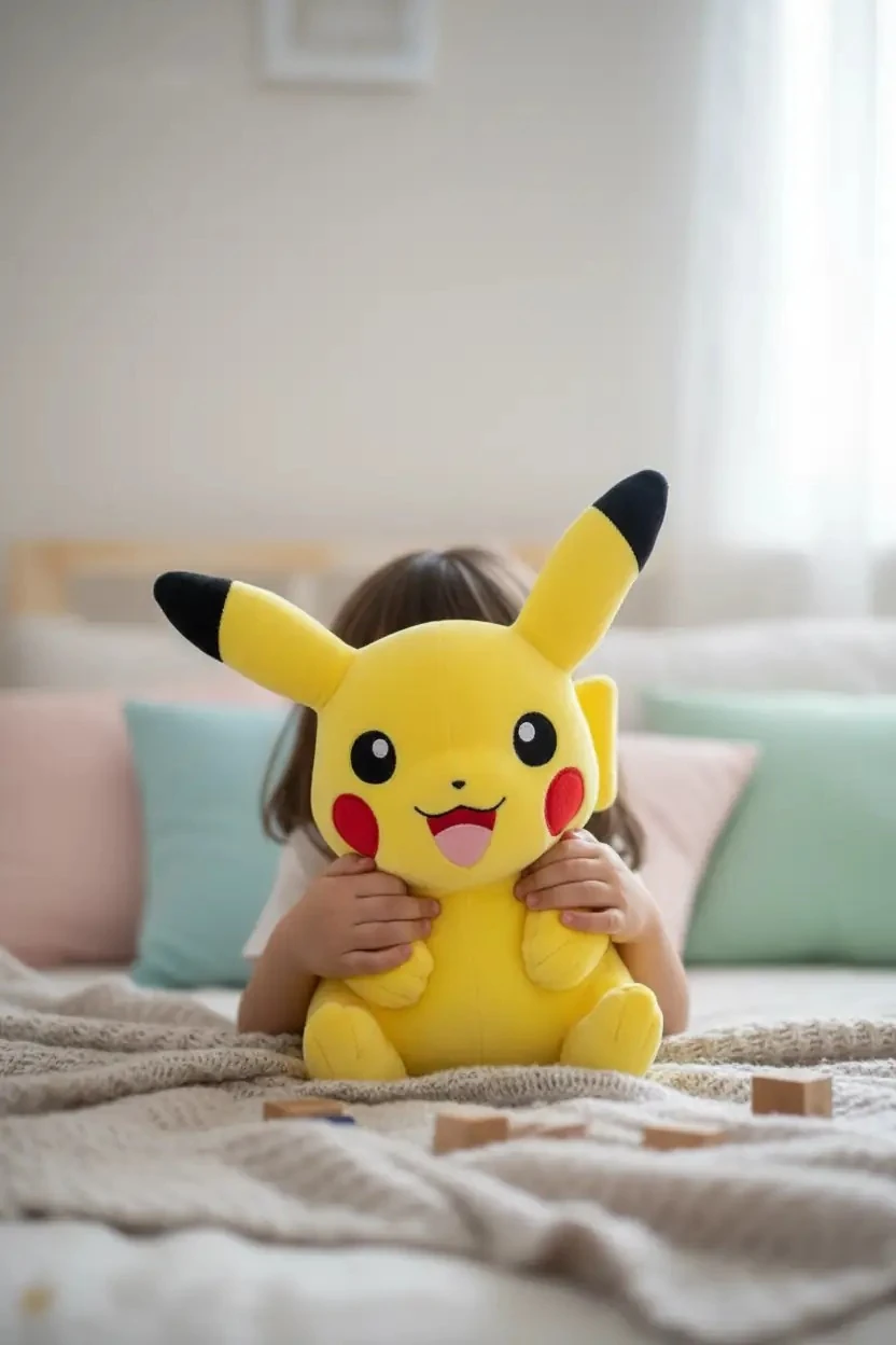 Pokemon Lisanslı Pikachu Peluş Oyuncak 20 Cm – Yumuşacık Sarılmalık