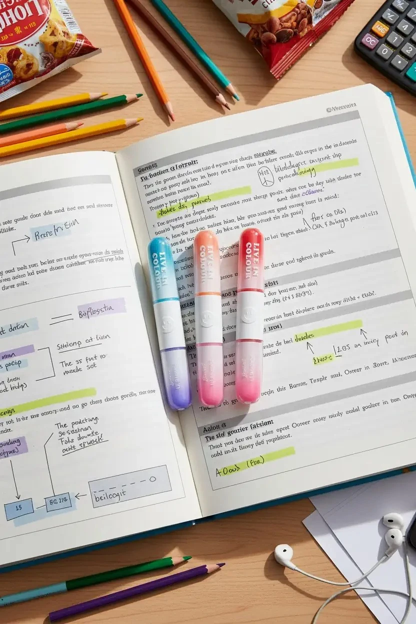 Renkli Aurora Serisi Çift Taraflı Marker Set (3 adet)