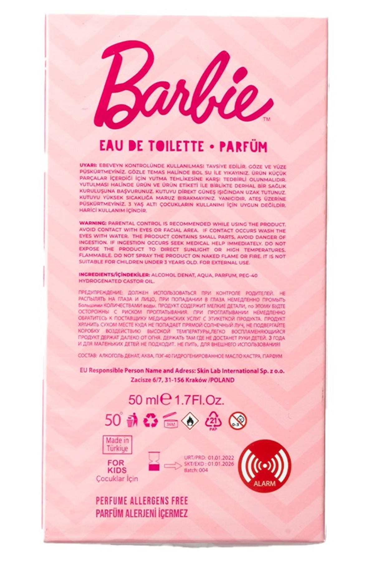 Barbie Parfüm Edt 50Ml Çocuk Parfüm