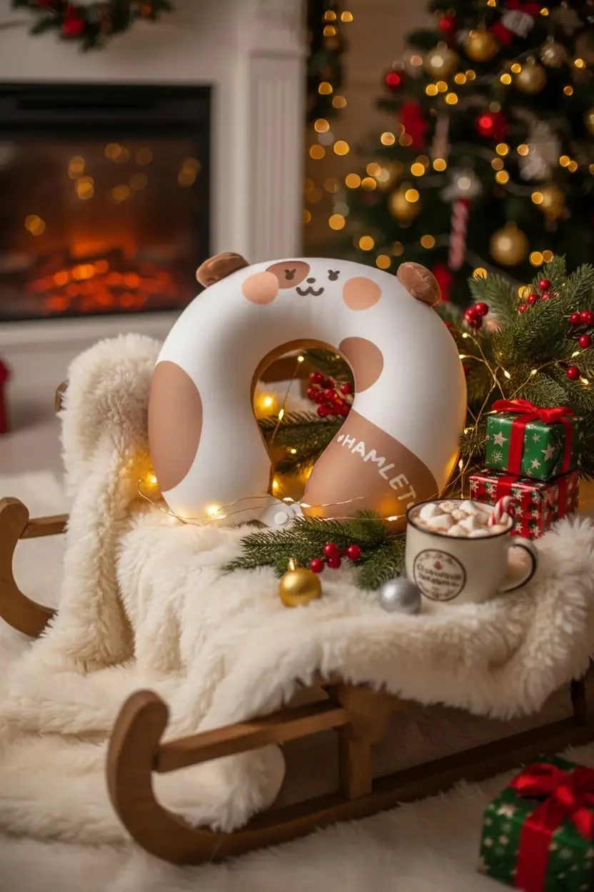 Miniso Lisanslı Mini Pals Hamlet Hamster Boyun Yastığı 30 Cm – Hafızalı Köpük Konfor