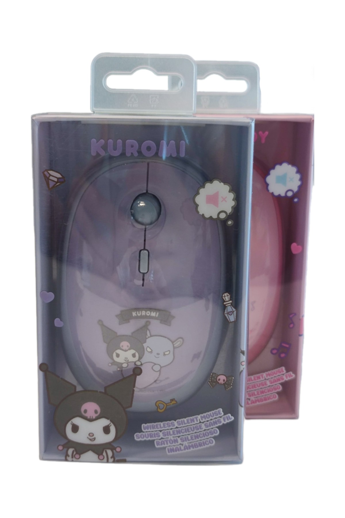 Sanrio Lisanslı Sessiz Mouse - Kuromi