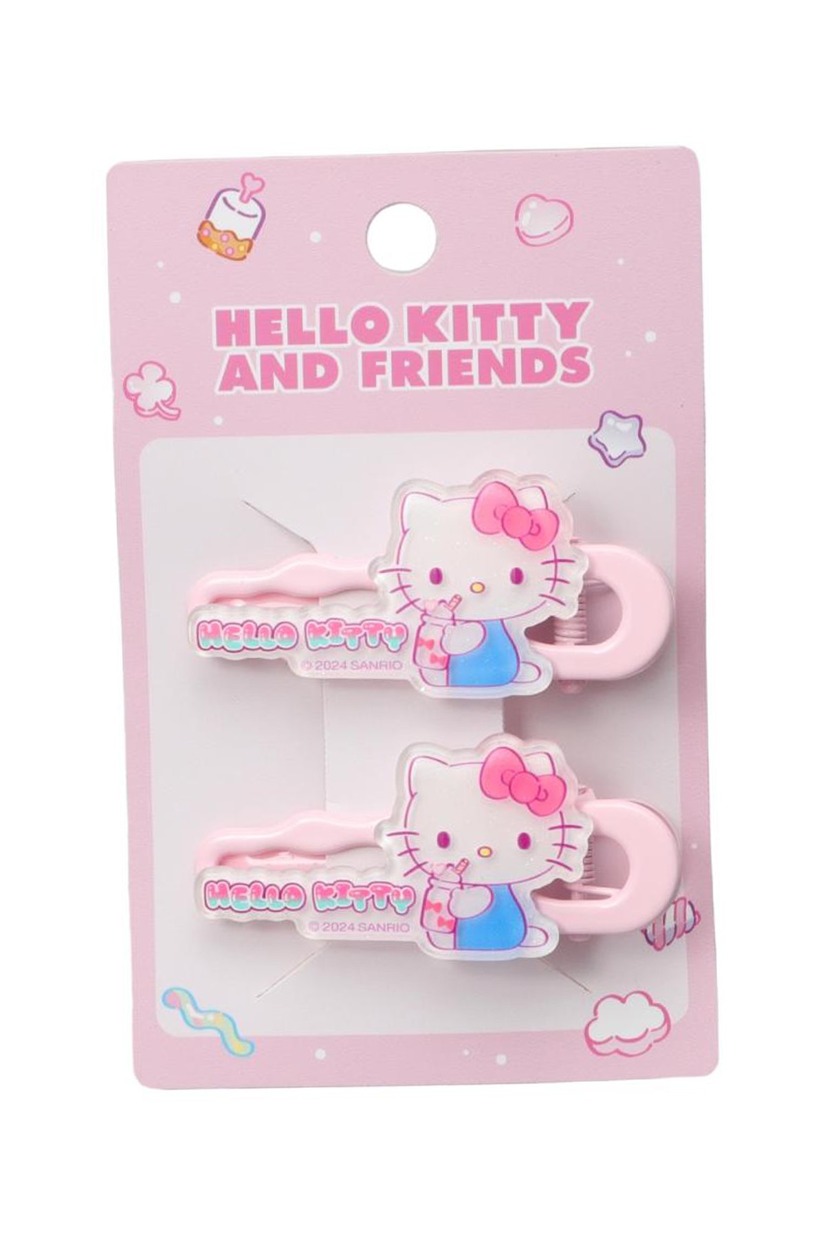 Sanrio Lisanslı Hello Kitty ve Arkadaşları Serisi Boncuklu Toka