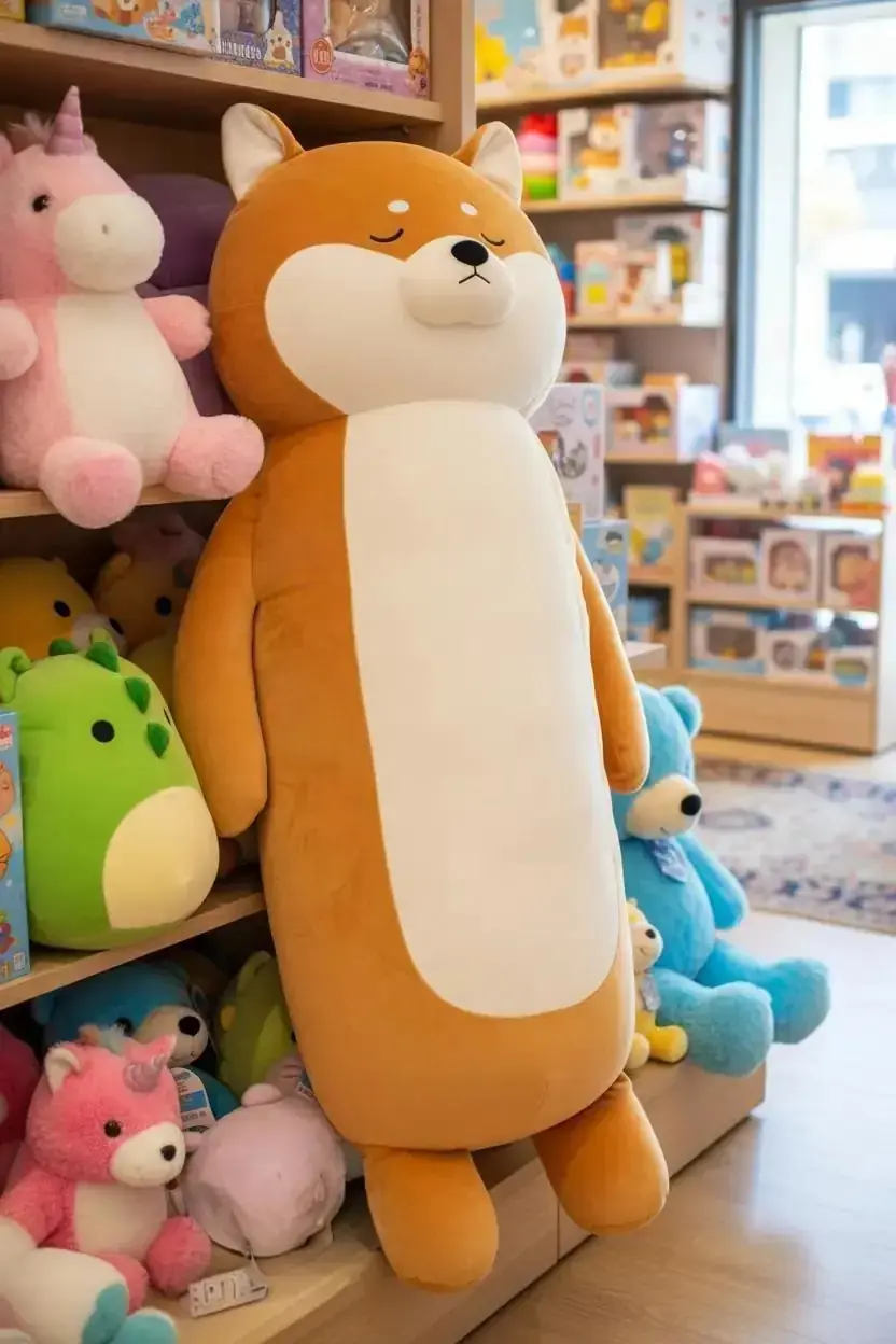 Dev Shiba Inu Peluş Oyuncak – 89 Cm Yumuşak Tasarım | Miniso TR