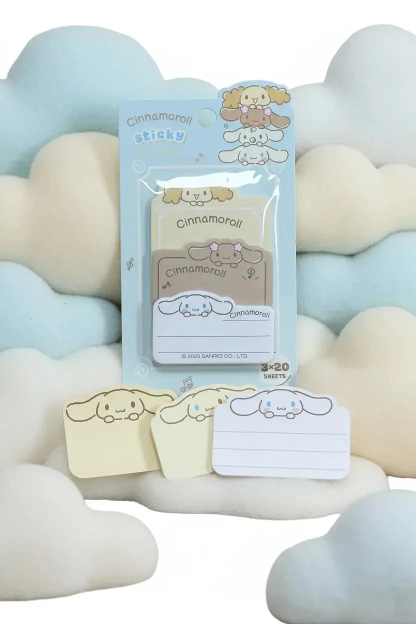Sanrio Lisanslı Cinnamoroll Sert Kapak Not Kağıdı Seti – 60 Yaprak
