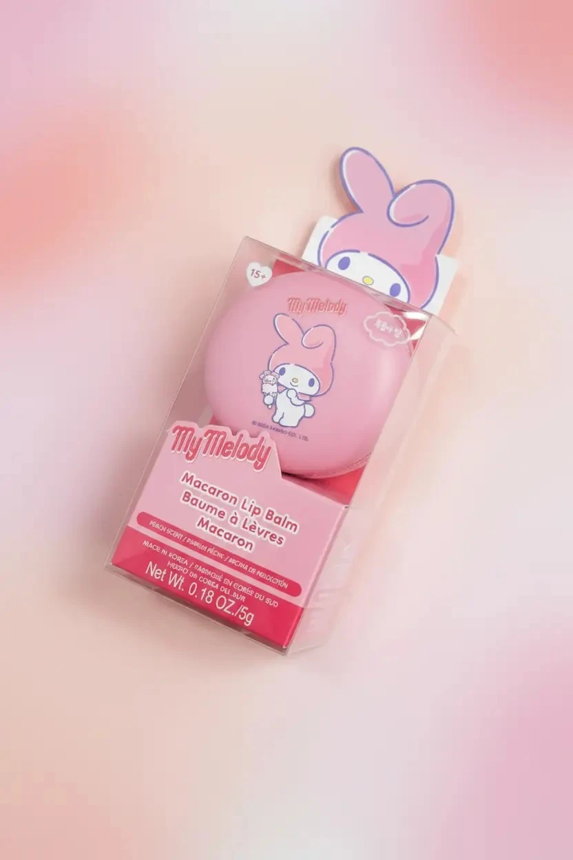 My Melody Makaron Lip Balm – Şeftali Kokulu Nemlendirici Dudak Bakımı