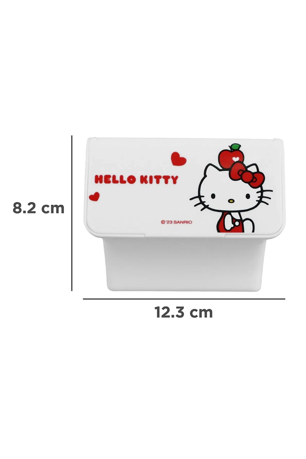 Sanrio Lisanslı Hello Kitty Elma Koleksiyonu Saklama Kutusu