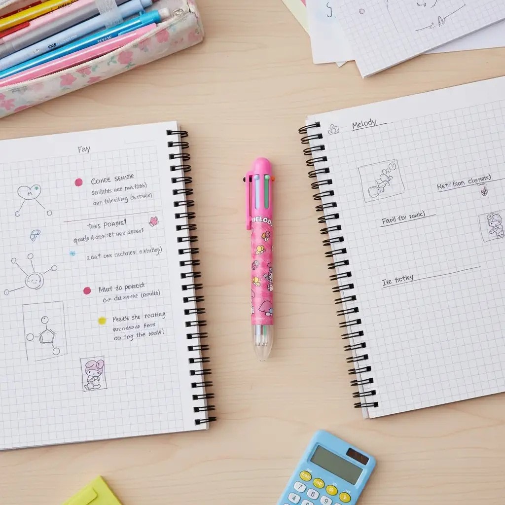 Sanrio Lisanslı 6 Renkli Çoklu Kalem (0,8Mm) - My Melody