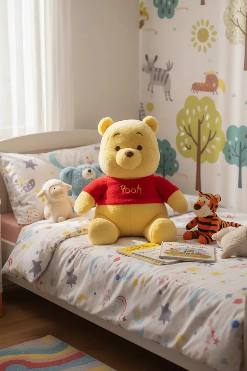 Disney Lisanslı Winnie The Pooh Peluş Oyuncak 53 Cm – Büyük Boy Yumuşacık Sarılmalık