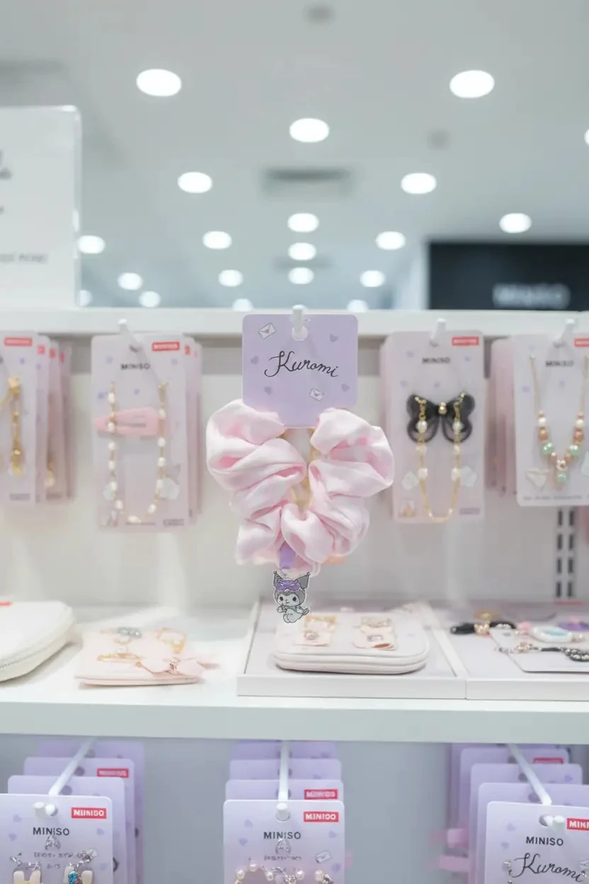 Sanrio Lisanslı Kuromi Saç Lastiği