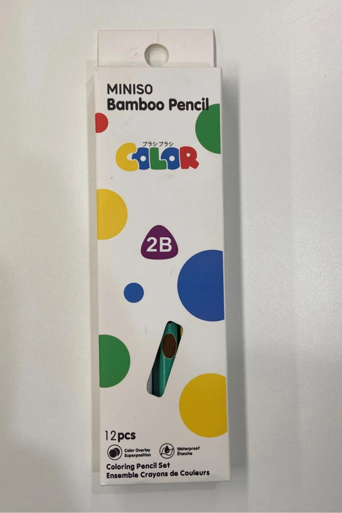 Polka Dot Serisi Üçgen 2B Kurşun Kalem Seti (12'li Paket)
