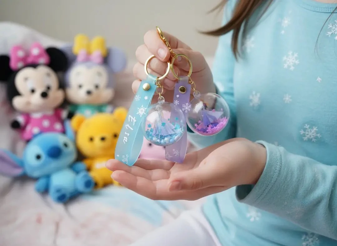 Disney Frozen Lisanslı Sulu Anahtarlık Yeni Seri