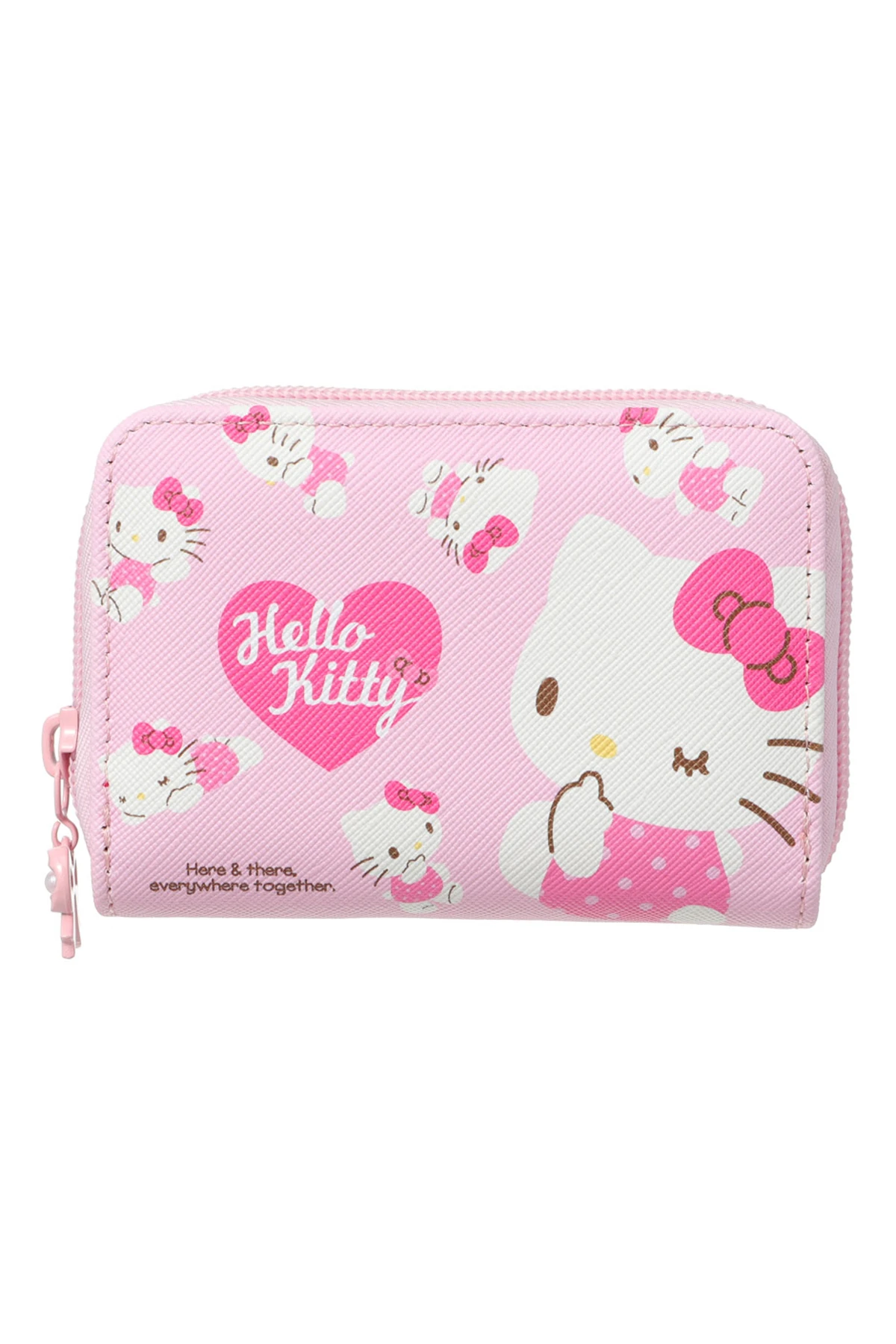Sanrio Lisanslı Hello Kitty Pembe Serisi Fermuarlı Mini Çanta