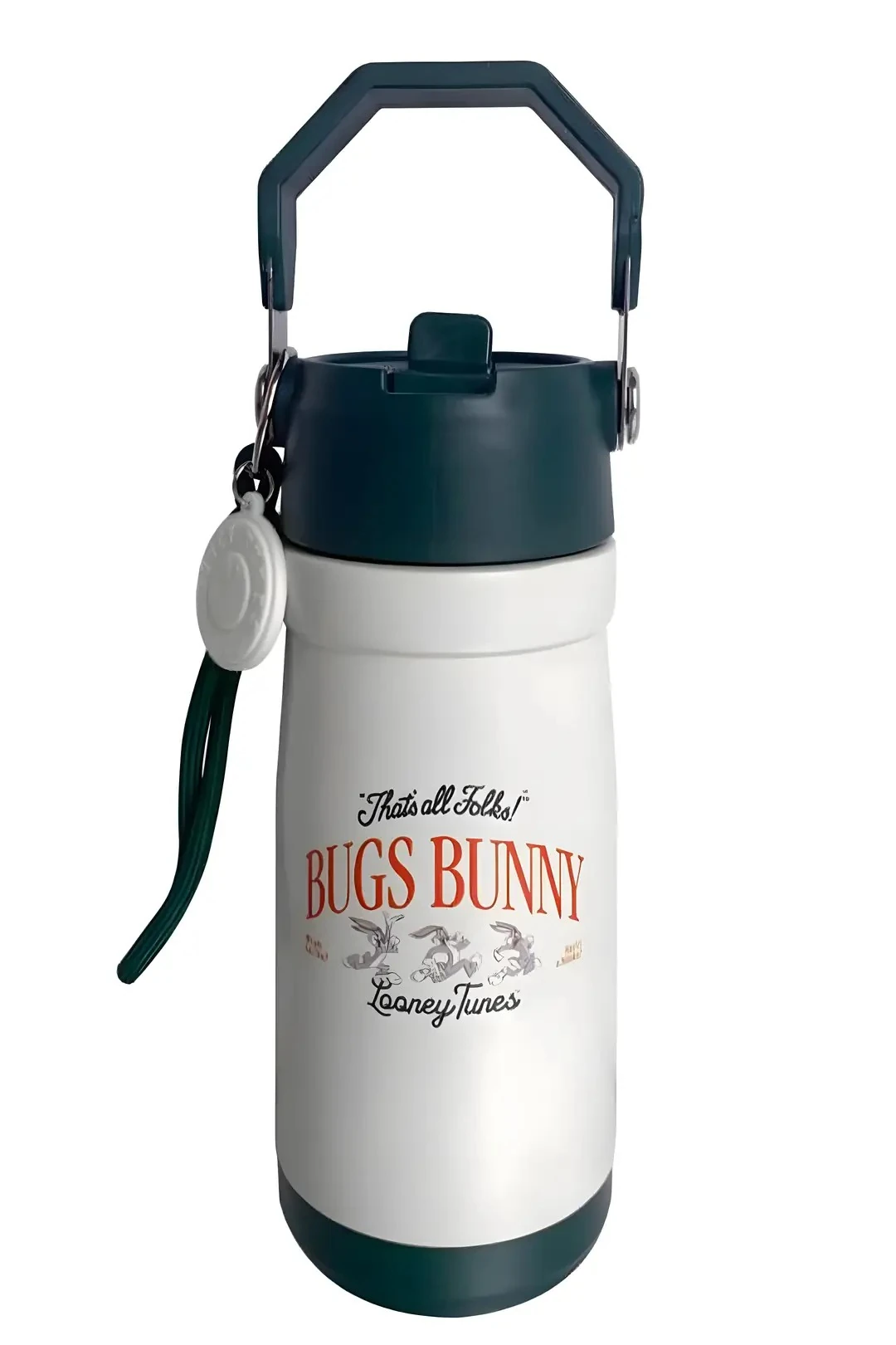 Bugs Bunny Lisanslı Retro Serisi Tutacaklı Termos 550 ml